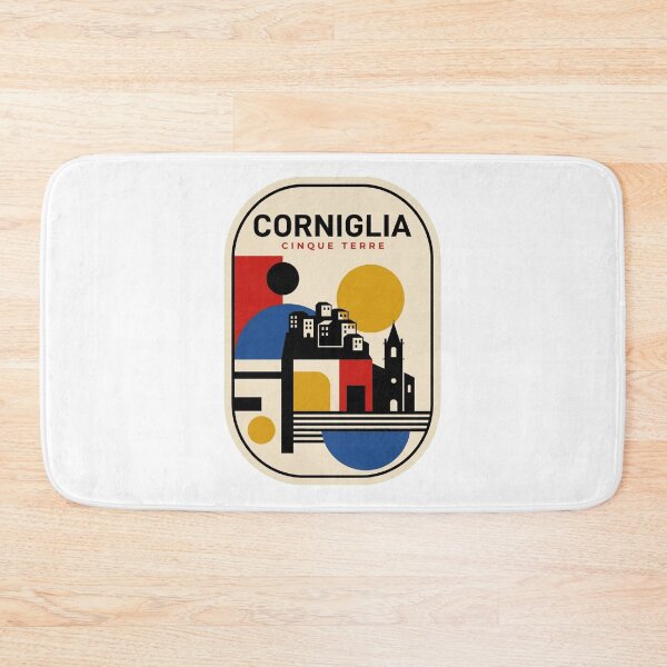 Item preview, Retro Corniglia Bauhaus Geometric Skyline designed and sold by k3rstman1.