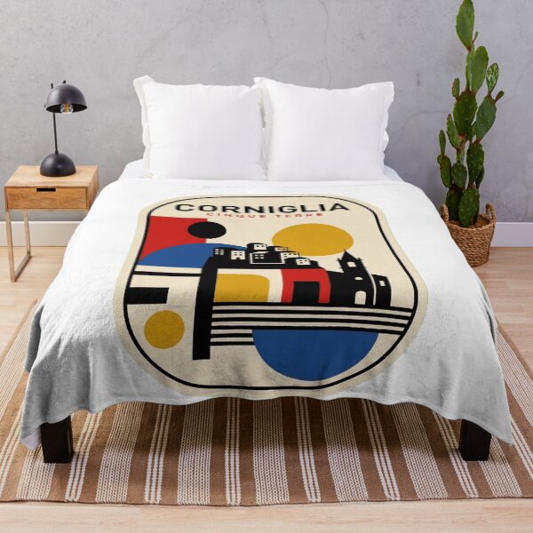 Item preview, Retro Corniglia Bauhaus Geometric Skyline designed and sold by k3rstman1.