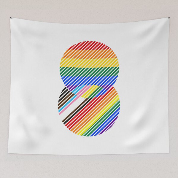 Item preview, THE WHOLE OF US COLLECTION - LGBT - RAINBOW FLAG designed and sold by WheelieGdArt.