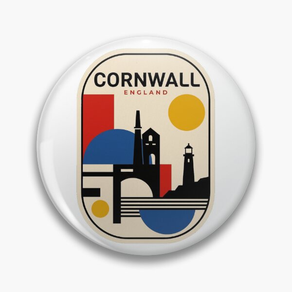Item preview, Retro Cornwall Bauhaus Geometric Skyline designed and sold by k3rstman1.
