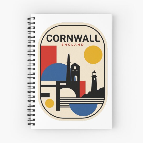Item preview, Retro Cornwall Bauhaus Geometric Skyline designed and sold by k3rstman1.