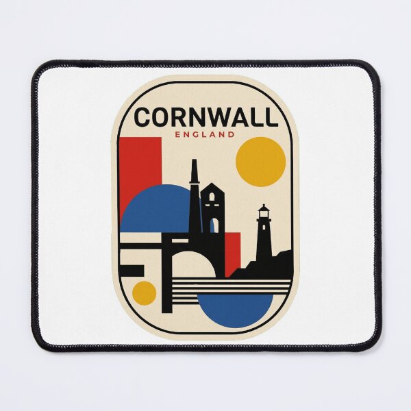Item preview, Retro Cornwall Bauhaus Geometric Skyline designed and sold by k3rstman1.