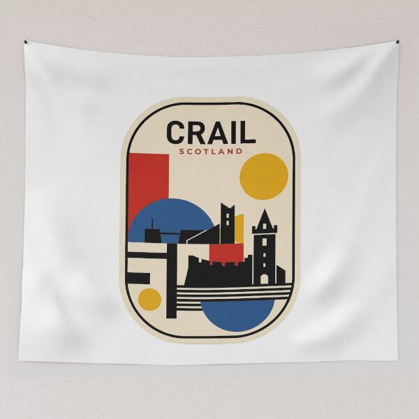 Item preview, Retro Crail Bauhaus Geometric Skyline designed and sold by k3rstman1.