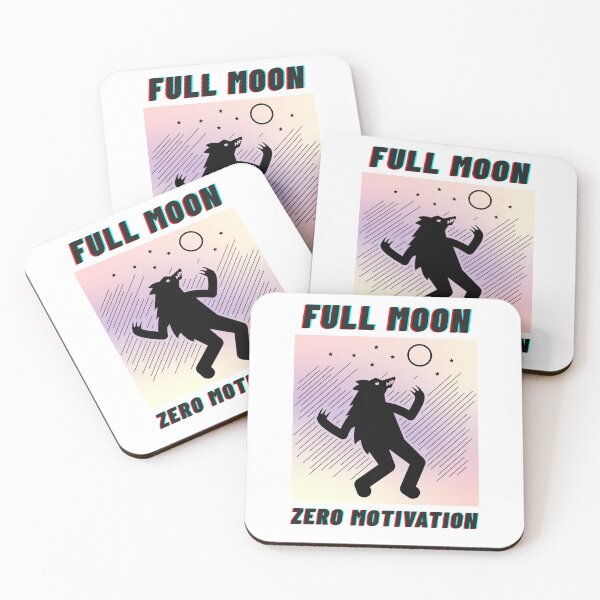 Item preview, Full Moon Werewolf Shirt Funny Laziness Meme Gift designed and sold by E20STUDIO.
