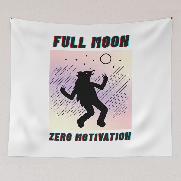 Item preview, Full Moon Werewolf Shirt Funny Laziness Meme Gift designed and sold by E20STUDIO.