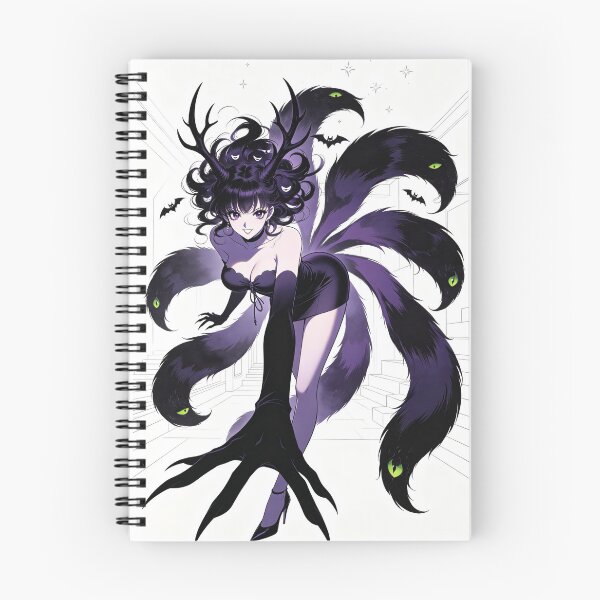 Item preview, Retro anime girl | Shadow succubus designed and sold by EduMaru.