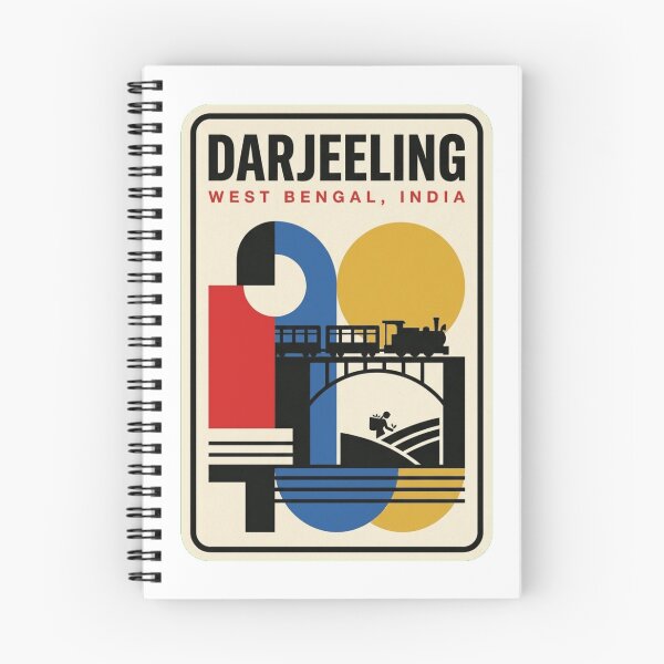 Item preview, Retro Darjeeling Bauhaus Geometric Skyline designed and sold by k3rstman1.