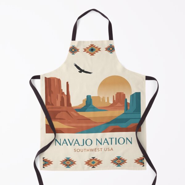 Item preview, Southwest USA Vintage Travel Poster - Minimalist Navajo Nation Art Print designed and sold by DuckOddity.