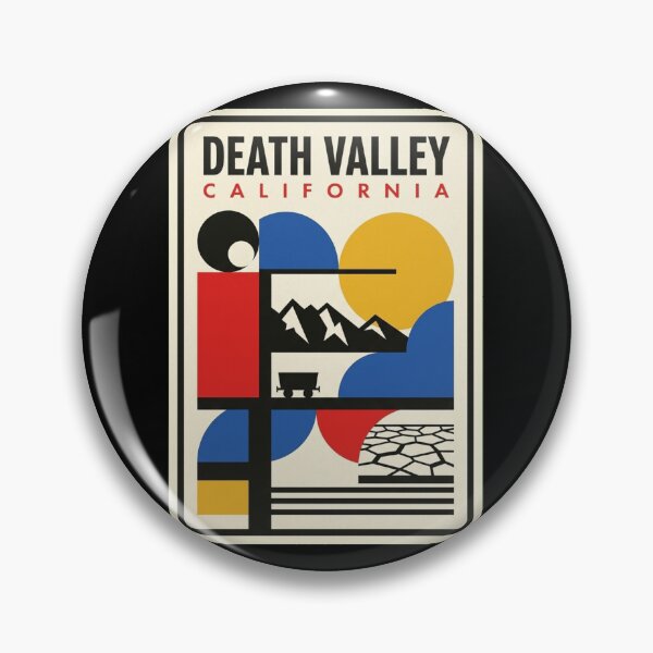 Item preview, Retro Death Valley Bauhaus Geometric Skyline designed and sold by k3rstman1.