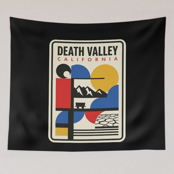 Item preview, Retro Death Valley Bauhaus Geometric Skyline designed and sold by k3rstman1.