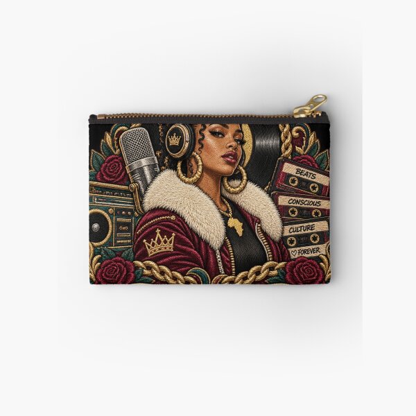 Item preview, 90s Hip Hop Embroidery – Rhythm & Legacy Retro Music Culture Art designed and sold by Emoji Emblems.