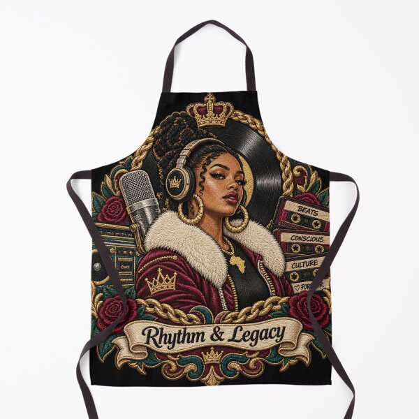 Item preview, 90s Hip Hop Embroidery – Rhythm & Legacy Retro Music Culture Art designed and sold by Emoji Emblems.