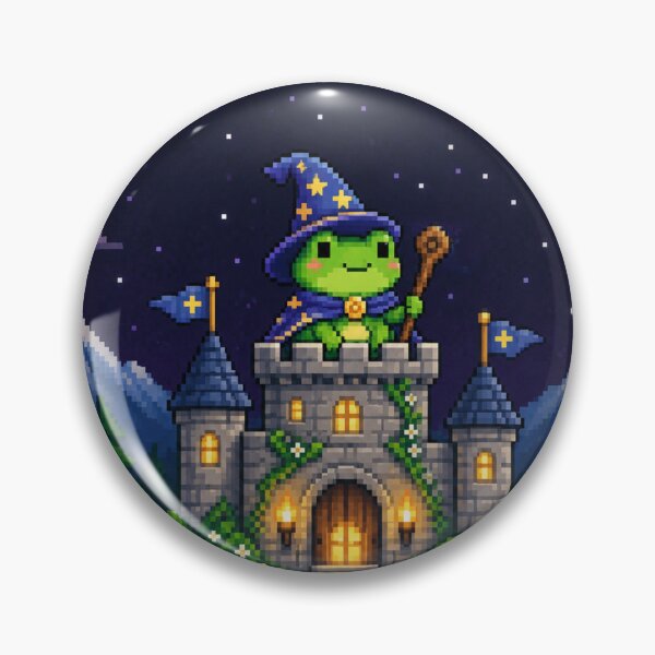 Item preview, Pixel Frog Wizard Castle designed and sold by Nol1ytv.