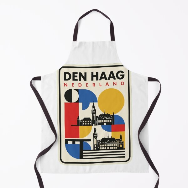 Item preview, Retro Den Haag Bauhaus Geometric Skyline designed and sold by k3rstman1.