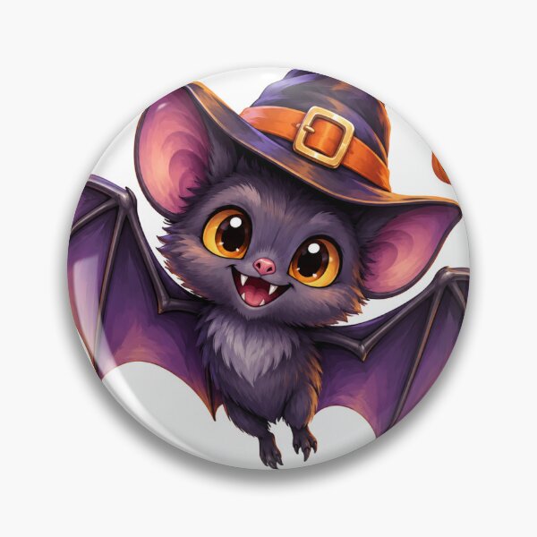 Item preview, Bat in a witch hat Halloween designed and sold by IlinArt.