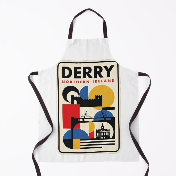 Item preview, Retro Derry Bauhaus Geometric Skyline designed and sold by k3rstman1.
