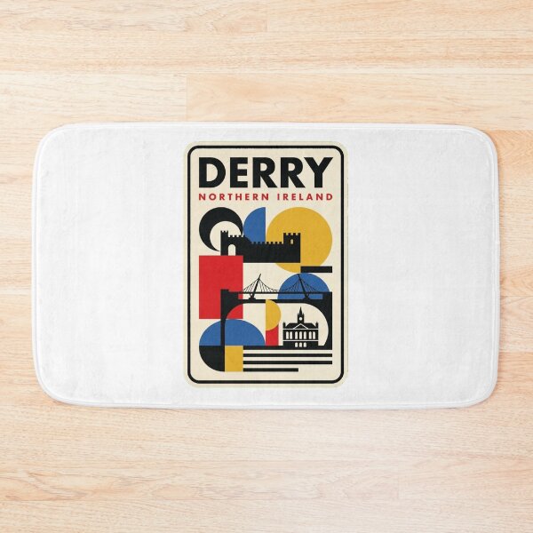 Item preview, Retro Derry Bauhaus Geometric Skyline designed and sold by k3rstman1.
