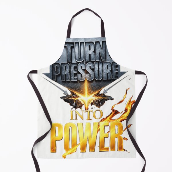 Item preview, Turn Pressure Into Power | Motivational Streetwear & Fitness Graphic Design designed and sold by Khennshe-Designs.