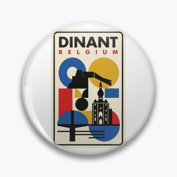 Item preview, Retro Dinant Bauhaus Geometric Skyline designed and sold by k3rstman1.