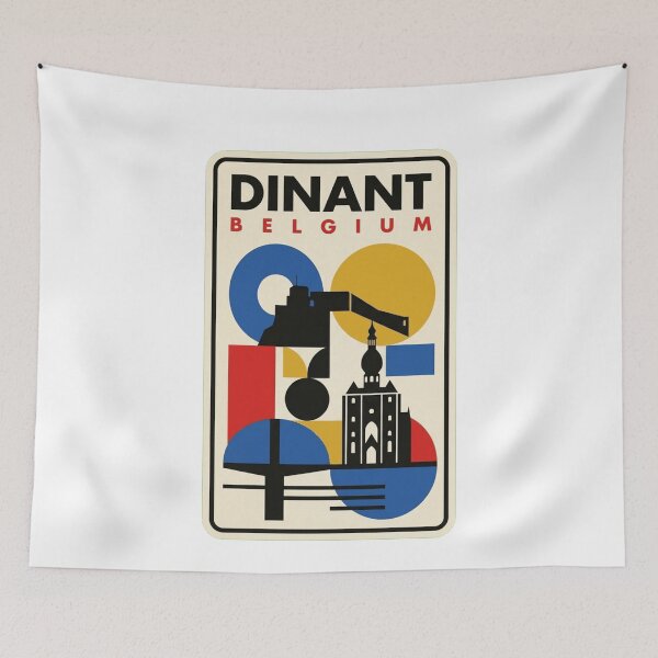Item preview, Retro Dinant Bauhaus Geometric Skyline designed and sold by k3rstman1.