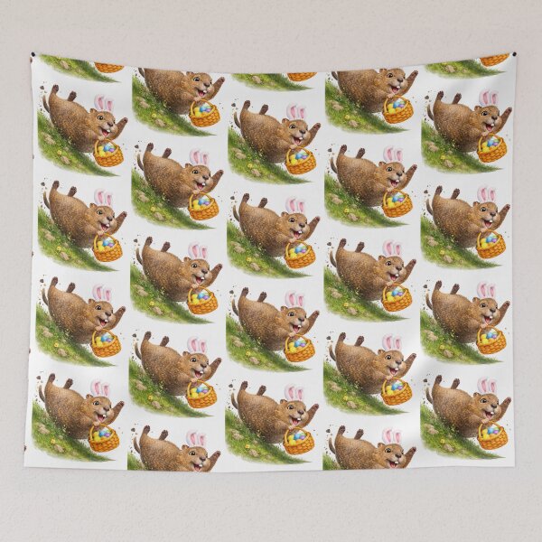 Item preview, Mountain Beaver Easter Bunny designed and sold by Sillytoe.