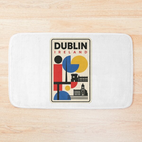Item preview, Retro Dublin Bauhaus Geometric Skyline designed and sold by k3rstman1.