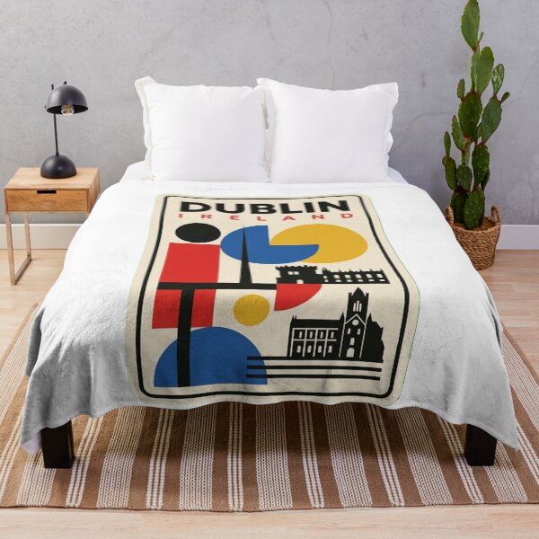 Item preview, Retro Dublin Bauhaus Geometric Skyline designed and sold by k3rstman1.