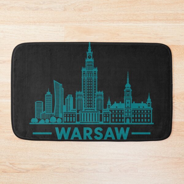 Item preview, Warsaw Poland Line Art Skyline Poster designed and sold by CMYKStudio.