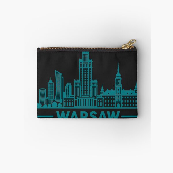 Item preview, Warsaw Poland Line Art Skyline Poster designed and sold by CMYKStudio.
