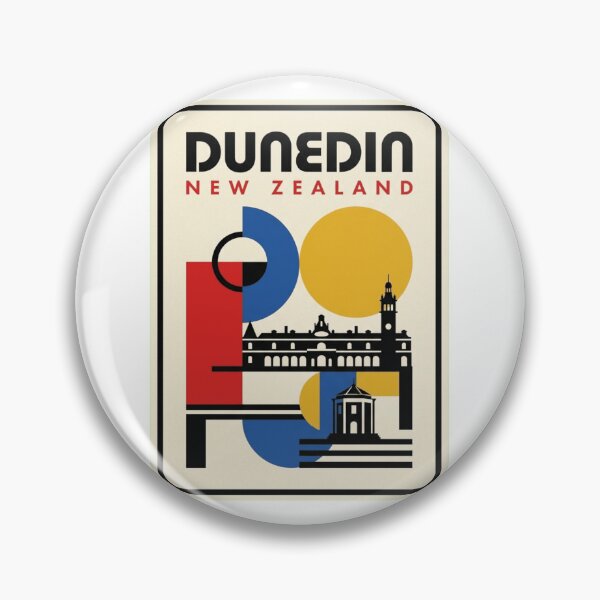 Item preview, Retro Dunedin Bauhaus Geometric Skyline designed and sold by k3rstman1.