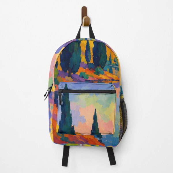 Item preview, Colorful Cypress Lake Landscape Impressionist Painting designed and sold by GutyzDesignsES.