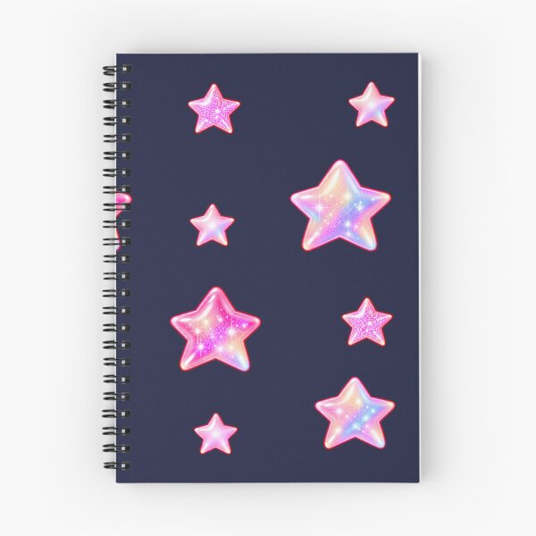 Item preview, Pink Star Sticker Pack – Kawaii Pastel Glitter Stars designed and sold by HO•Designs.
