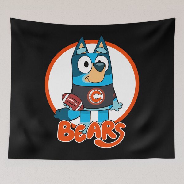 Item preview, Blueys Chicago Bears Football designed and sold by mcarboneart.