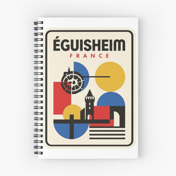 Item preview, Retro Éguisheim Bauhaus Geometric Skyline designed and sold by k3rstman1.