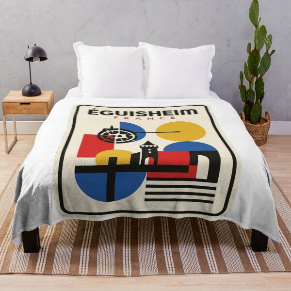 Item preview, Retro Éguisheim Bauhaus Geometric Skyline designed and sold by k3rstman1.