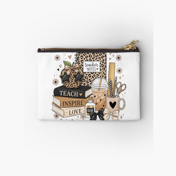 Item preview, Teach Inspire Love | Cute Leopard Teacher Coffee School Supplies Design designed and sold by Uniquememorable.