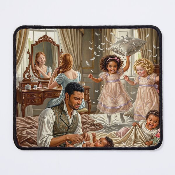 Item preview, Regency Pillow Fight Chaotic Morning designed and sold by Vera-Adxer.