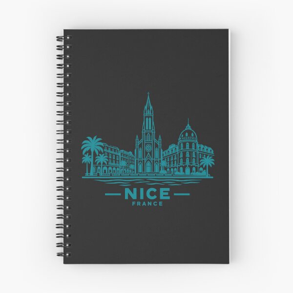 Item preview, Nice France Line Art Skyline Poster designed and sold by CMYKStudio.