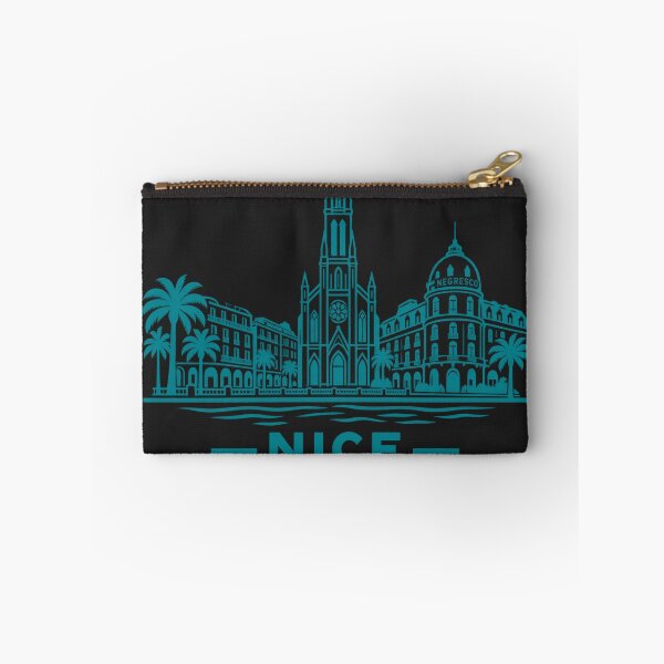 Item preview, Nice France Line Art Skyline Poster designed and sold by CMYKStudio.
