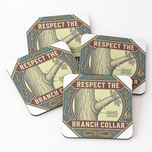 Artikelvorschau, Respect The Branch Collar Baumpflege Zunftabzeichen entworfen und verkauft von BoosterShop.