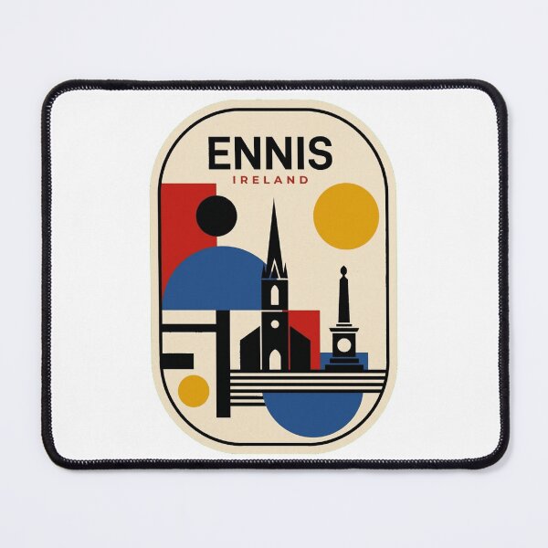 Item preview, Retro Ennis Bauhaus Geometric Skyline designed and sold by k3rstman1.