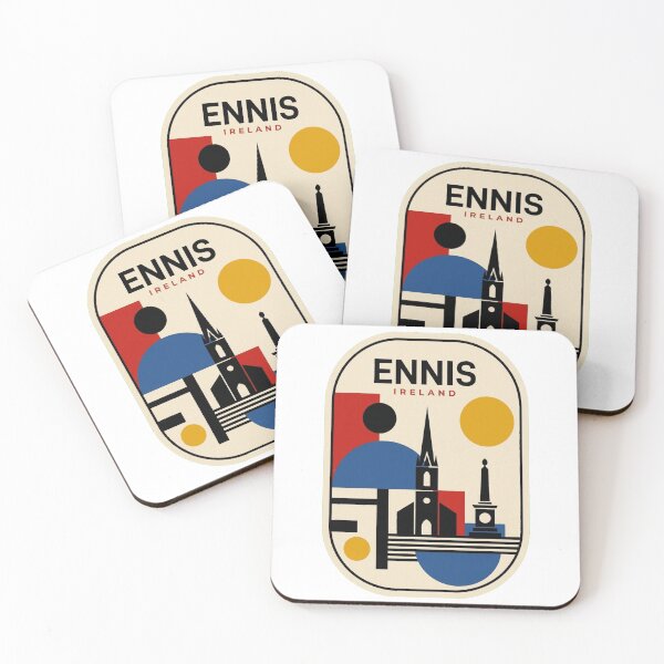 Item preview, Retro Ennis Bauhaus Geometric Skyline designed and sold by k3rstman1.