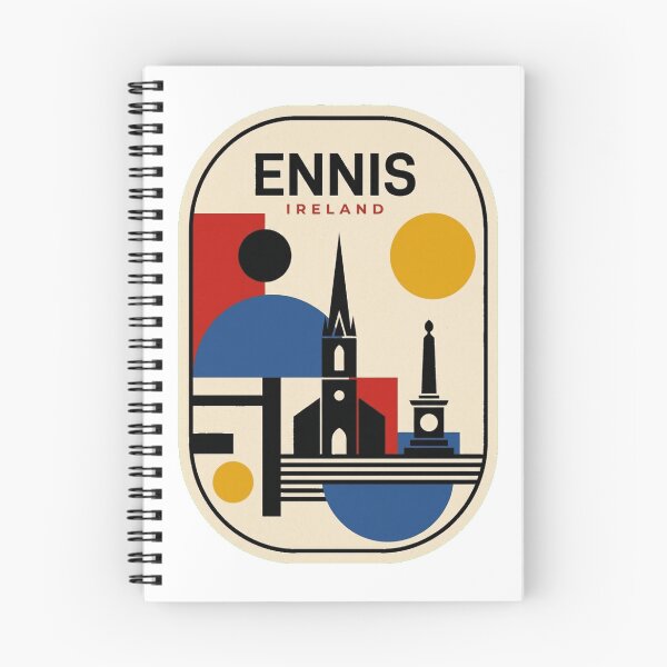 Item preview, Retro Ennis Bauhaus Geometric Skyline designed and sold by k3rstman1.
