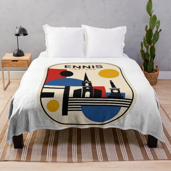 Item preview, Retro Ennis Bauhaus Geometric Skyline designed and sold by k3rstman1.
