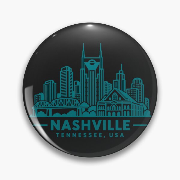 Item preview, Nashville Tennessee USA Line Art Skyline Poster designed and sold by CMYKStudio.
