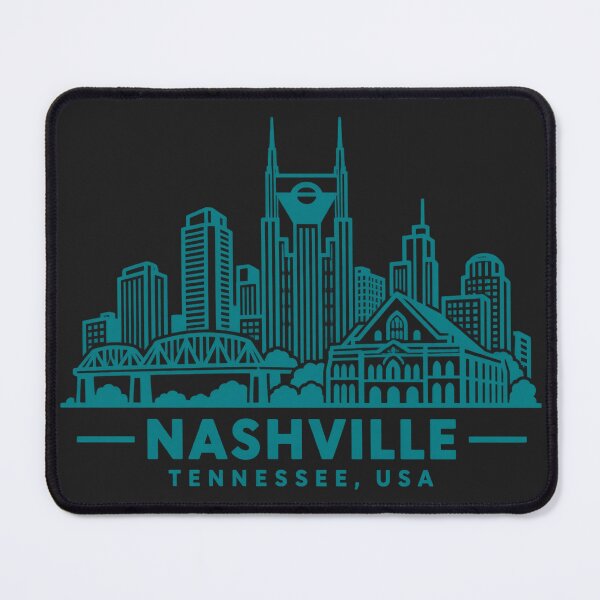 Item preview, Nashville Tennessee USA Line Art Skyline Poster designed and sold by CMYKStudio.
