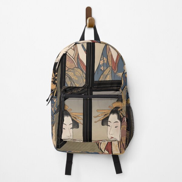 Item preview, Geisha Applying Makeup with Mirror Ukiyo-e designed and sold by TokyoUkiyoHouse.