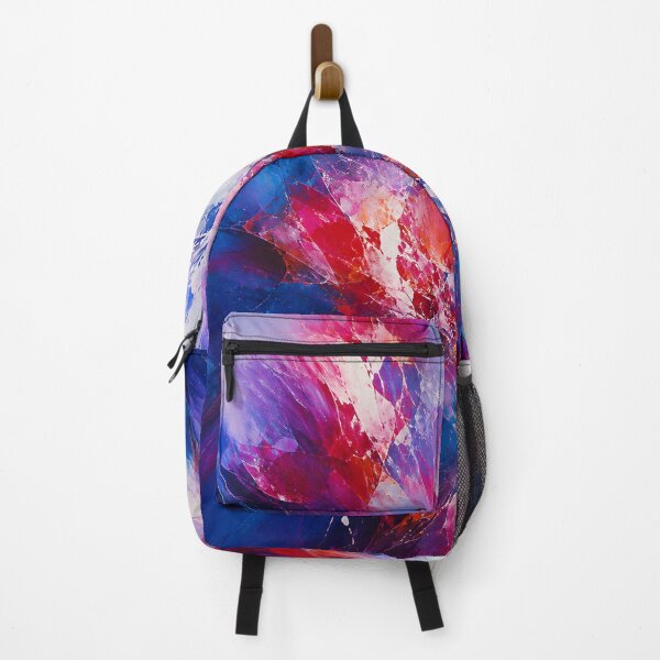 Item preview, Vibrant Pink Blue and Purple Abstract Explosion Art designed and sold by GutyzDesignsES.