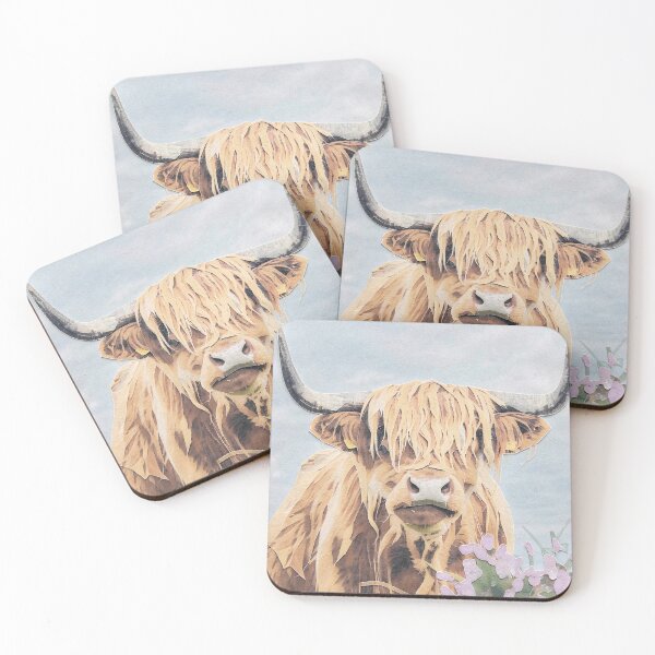 Item preview, Highland cow collage designed and sold by SlurmzMcKenzie.