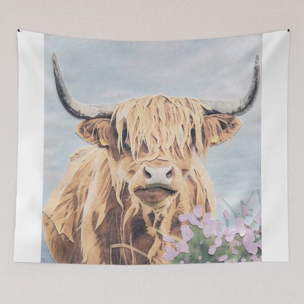 Item preview, Highland cow collage designed and sold by SlurmzMcKenzie.